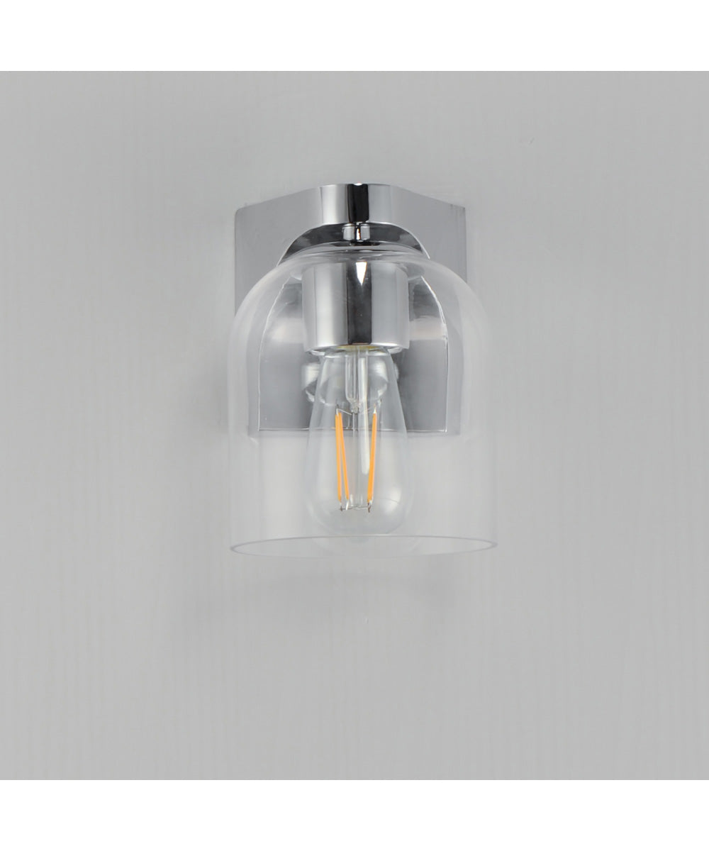 Scoop 1-Light Bath Vanity Polished Chrome