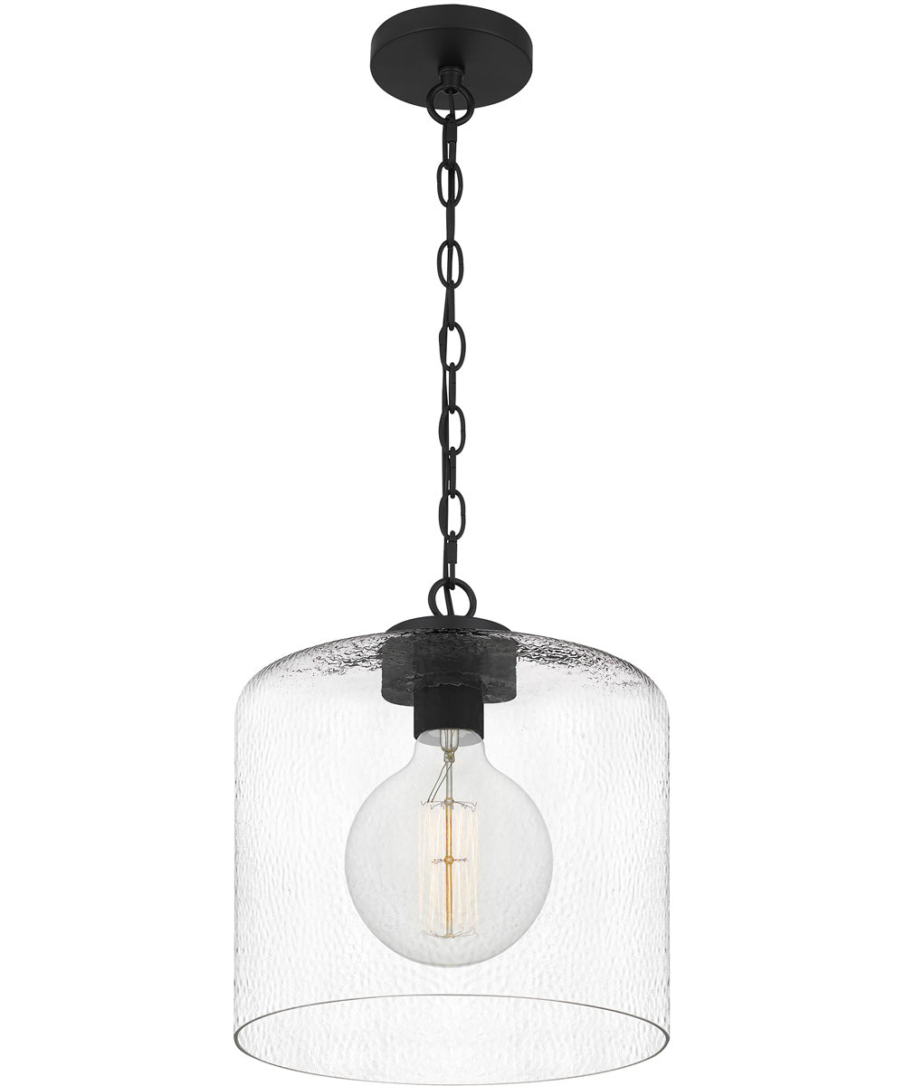Abner Small 1-light Mini Pendant Matte Black