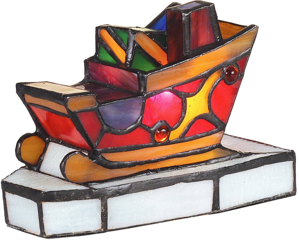 5"H Sleigh with Presents Accent Lamp