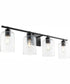 Tribute 4-light Bath Vanity Light Matte Black