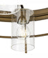 Burgess 4-Light Modern Farmhouse Chandelier Aged Bronze