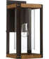 Marion Square Large 1-light Outdoor Wall Light Rustic Black