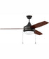 52" Phaze 3 Blade 2-Light Ceiling Fan Espresso
