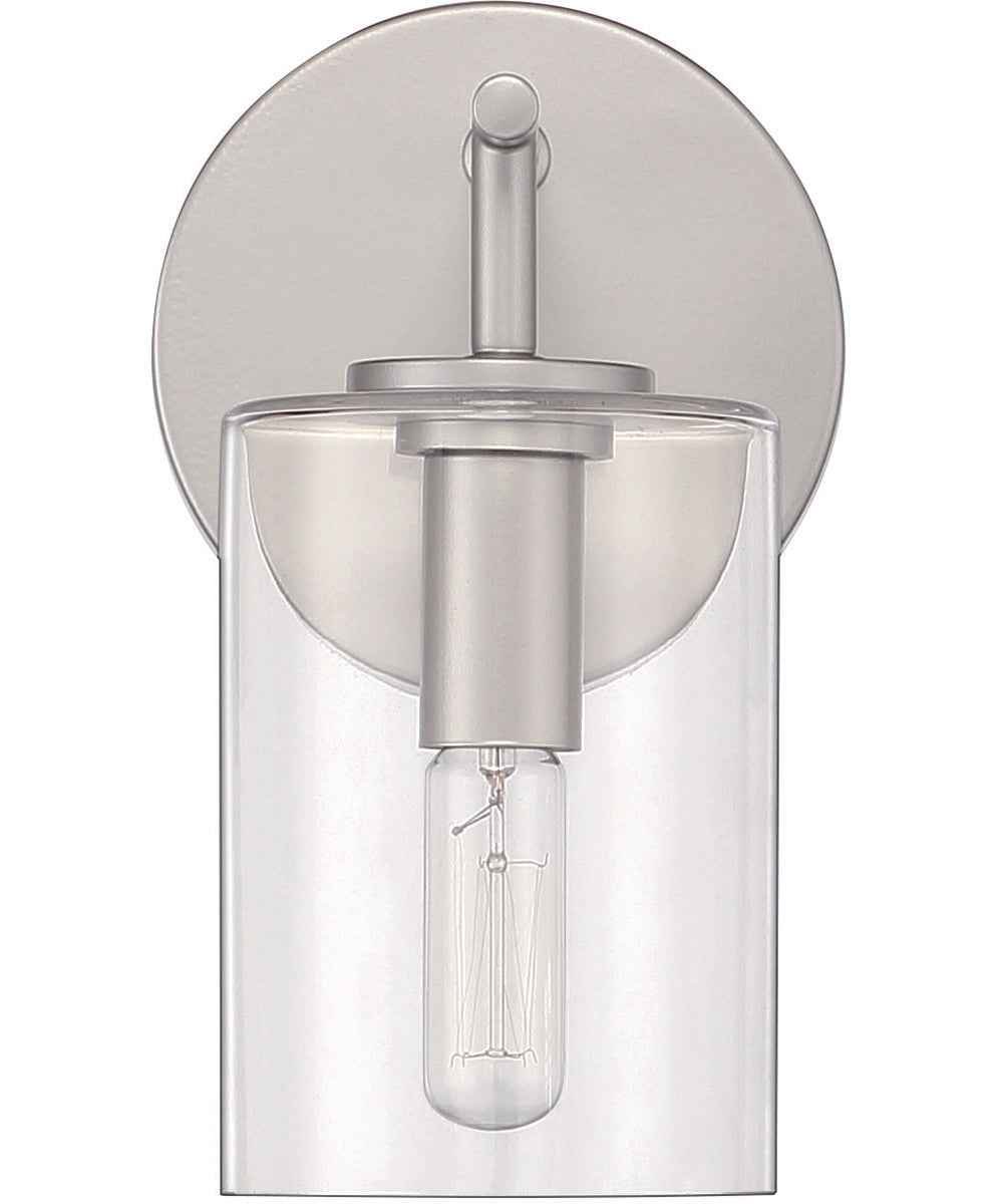 Hailie 1-Light Wall Sconce Satin Nickel