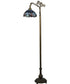 61"H Tiffany Hanginghead Dragonfly Bridge Arm Floor Lamp
