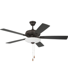 52" Eos Bowl 3-Light Ceiling Fan (Blades Included) Espresso