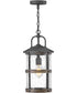Lakehouse 1-Light Medium Outdoor Hanging Lantern 12v in Aged Zinc