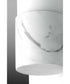 Blanco LED 1-Light LED Wall Bracket Faux White Marble