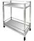 Chaseton Bar Cart Clear/Silver