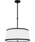 Kylen 4-light Pendant Matte Black