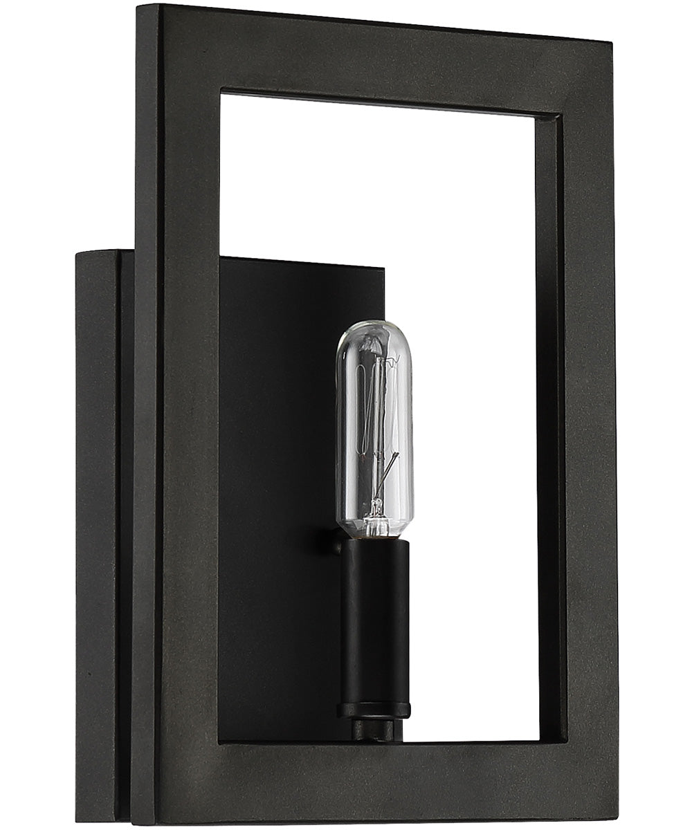 Portrait 1-Light Wall Sconce Espresso