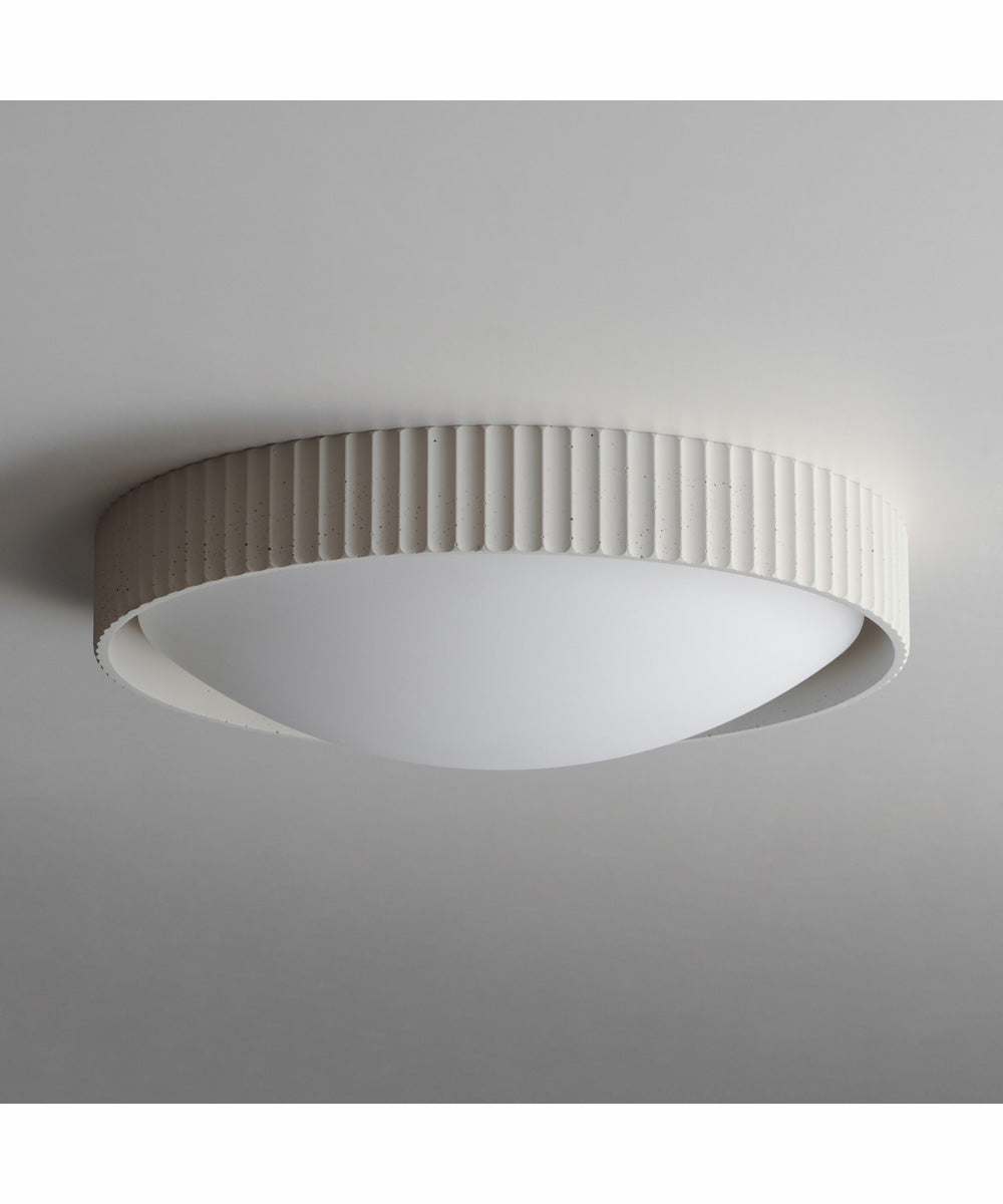 Souffle 18 inch LED Flush Mount Chaulk White