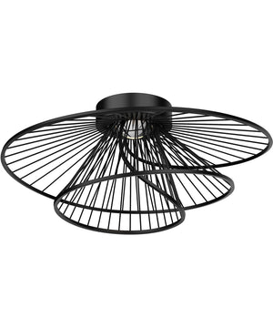 Zeta LED Flush Mount Black