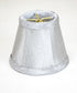 5"W x 4"H Set of 6 Gray Stretch Clip-On Candlelabra Clip-On Lamp shade