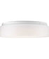 1-Light 13-1/2" LED Flush Mount White