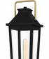 Buckley Large 1-light Outdoor Post Light Coastal Armour Aluminum Matte Black