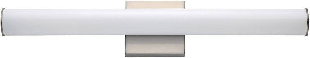 24"W Rail LED Bath Vanity Satin Nickel