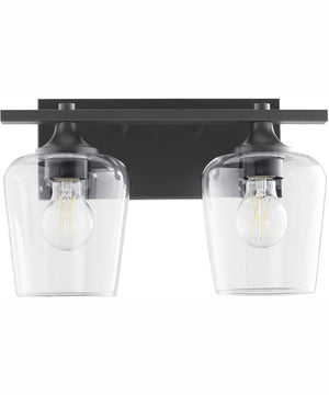 Veno 2-light Bath Vanity Light Matte Black
