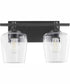 Veno 2-light Bath Vanity Light Matte Black