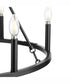 Gilliam 6-Light New Traditional Chandelier Matte Black