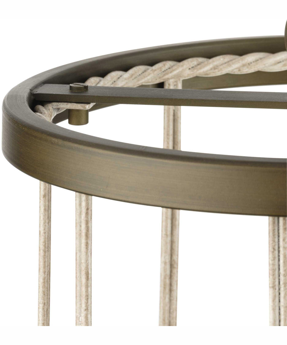 Lattimore 3-Light Hall & Foyer Light Aged Brass