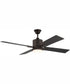 52" Teana 1-Light Ceiling Fan Espresso
