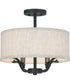 Cheyenne 4-light Semi Flush Mount Western Bronze