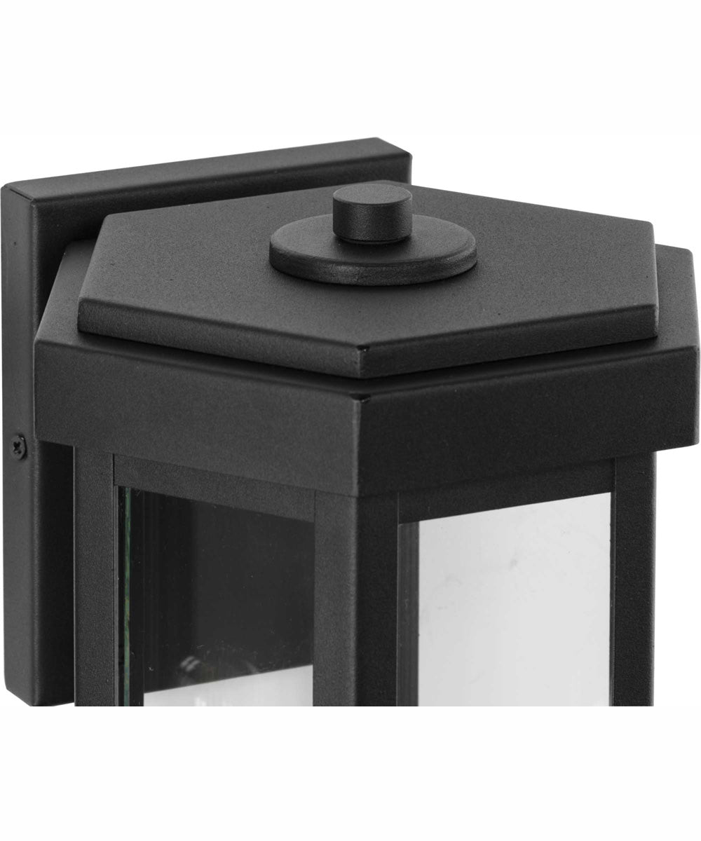 Ramsey Modern Farmhouse Outdoor Medium Wall Lantern Textured Black