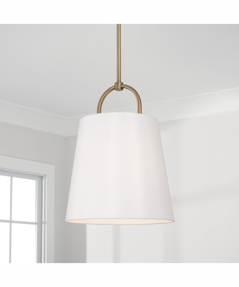 Brody 1-Light Pendant Aged Brass