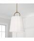 Brody 1-Light Pendant Aged Brass