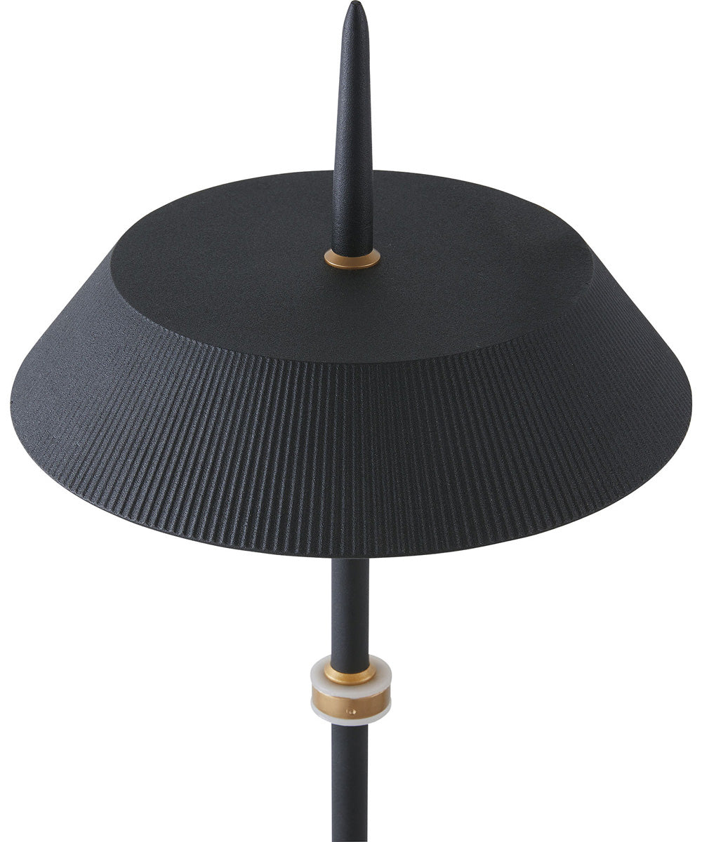 Santa Monica  LED  Floor Lamp Black / Gold