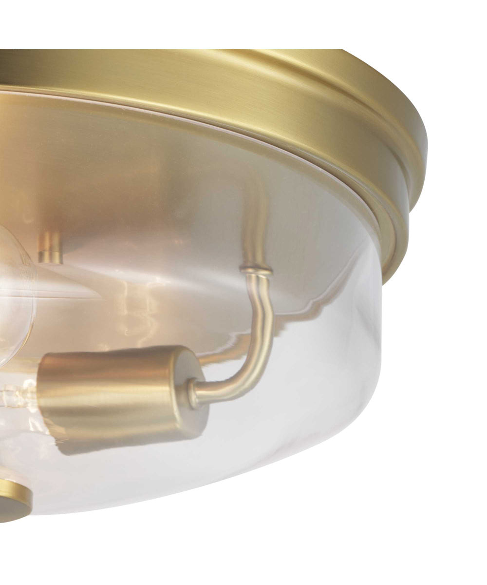Blakely 2-Light 13-5/8" Flush Mount Brushed Bronze