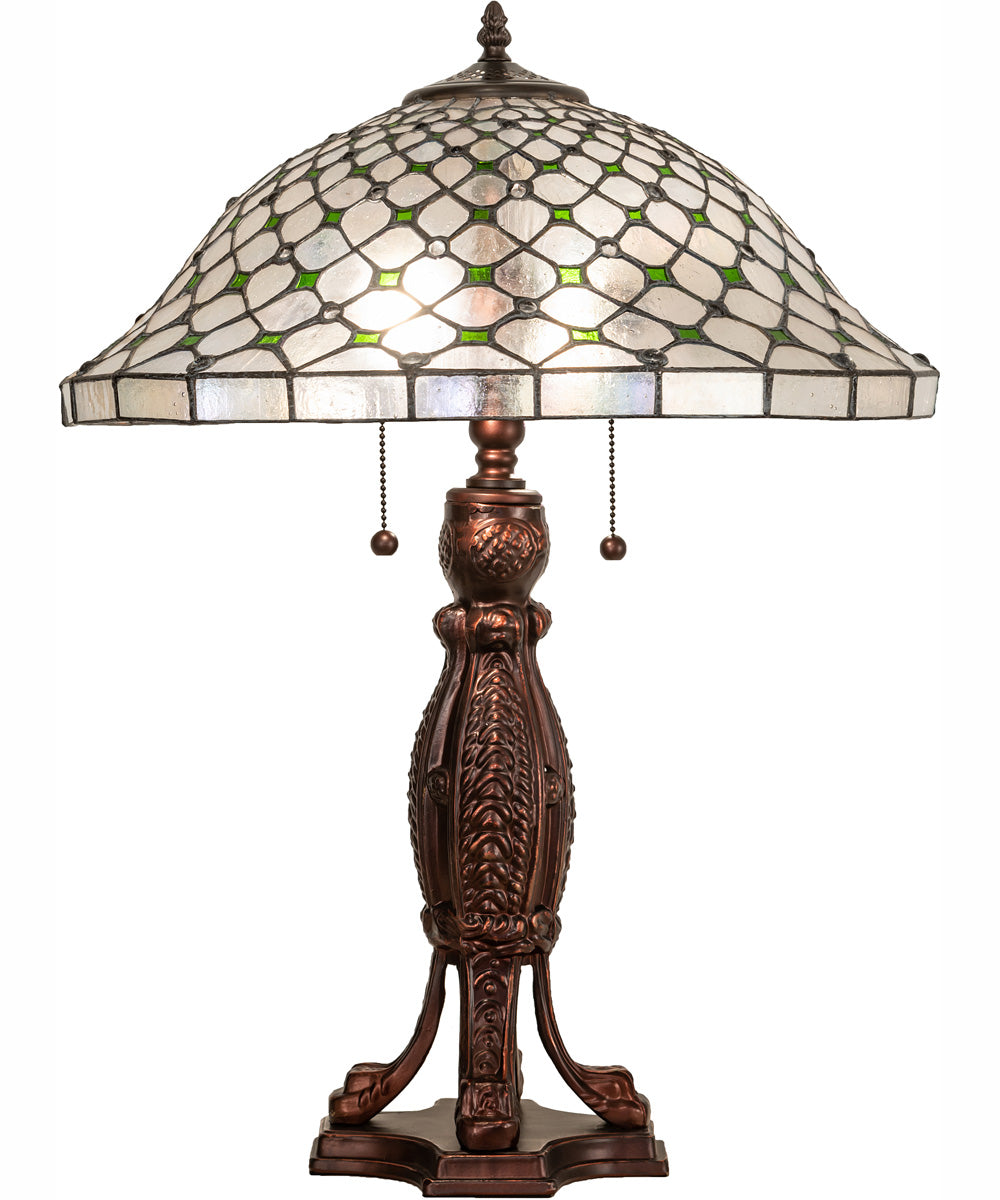 25" High Diamond & Jewel Table Lamp