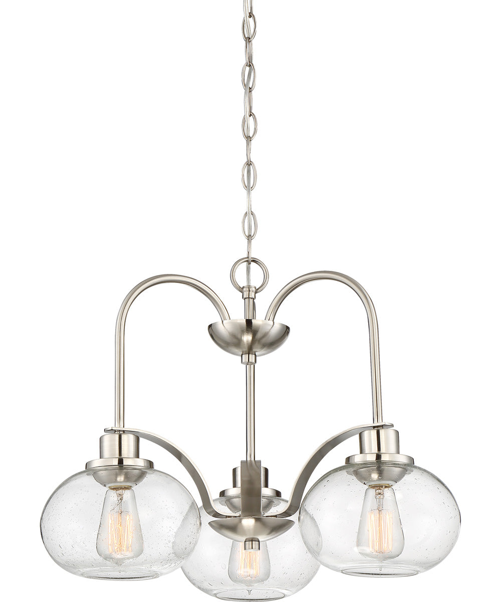 Trilogy 3-light Chandelier Brushed Nickel