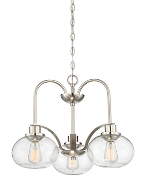 Trilogy 3-light Chandelier Brushed Nickel