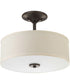 Inspire 1-Light 13" LED Semi-Flush Mount Antique Bronze