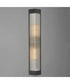 Triform 32 inch Outdoor Wall Sconce Black / Antique Brass