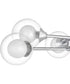 Spellbound 6-light Semi Flush Mount Polished Chrome