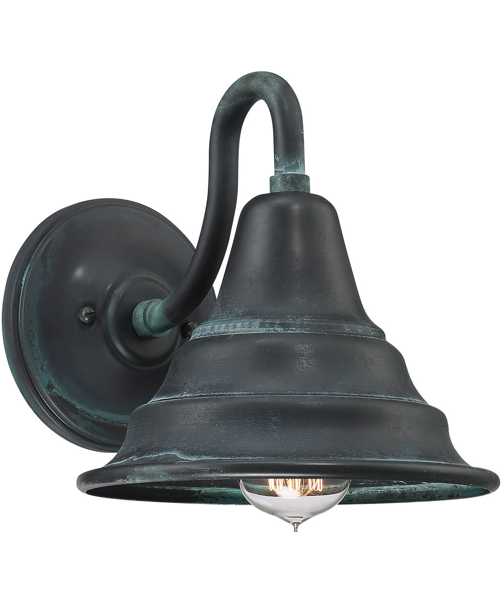 Carmel Medium 1-light Outdoor Wall Light Aged Verde