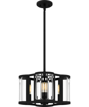Quoizel Pendant Large 4-light Pendant Matte Black