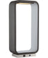 Corra 1-Light Led Table Lamp Charcoal Grey/Brushed Nickel