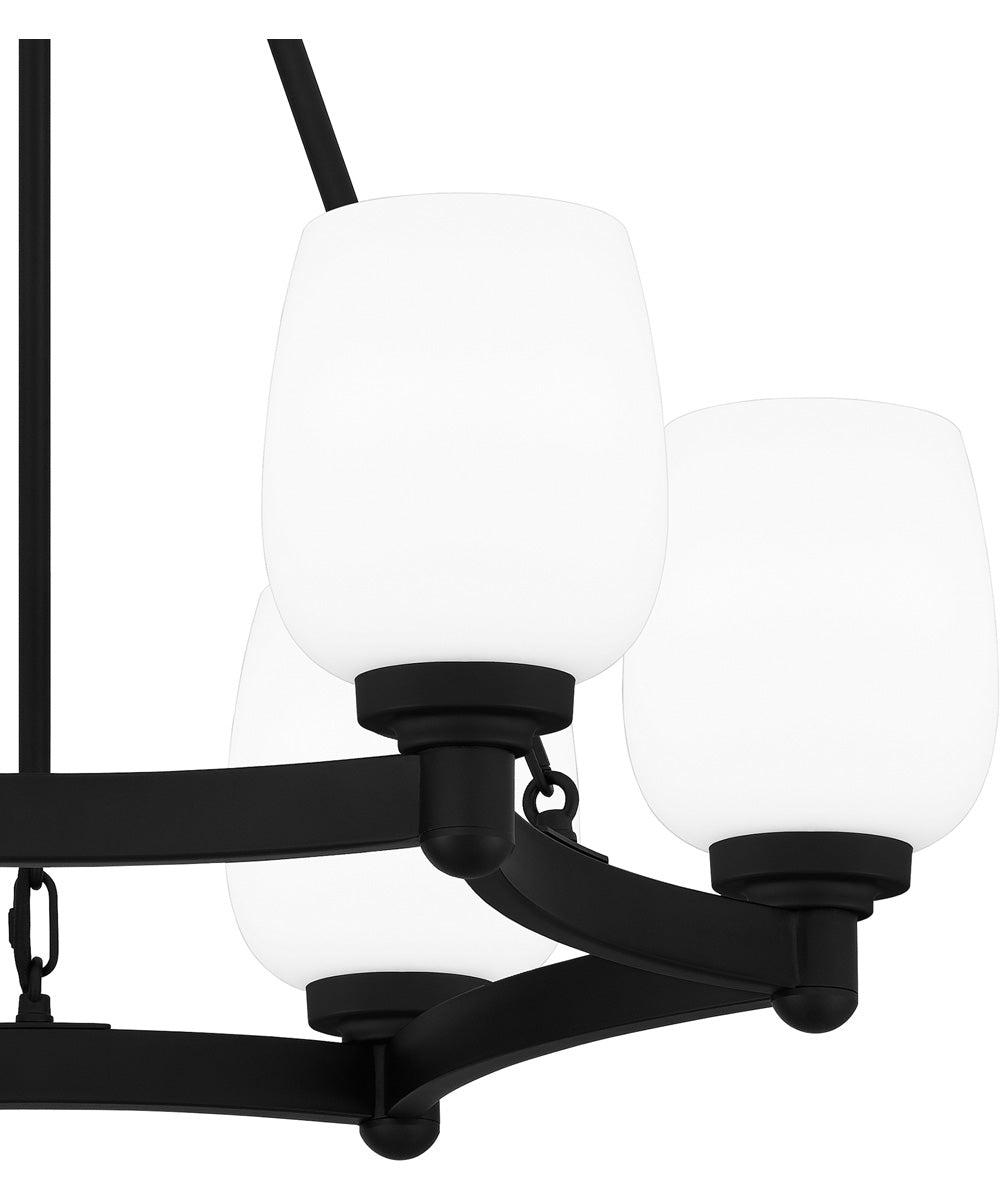 Penning 6-light Chandelier Matte Black