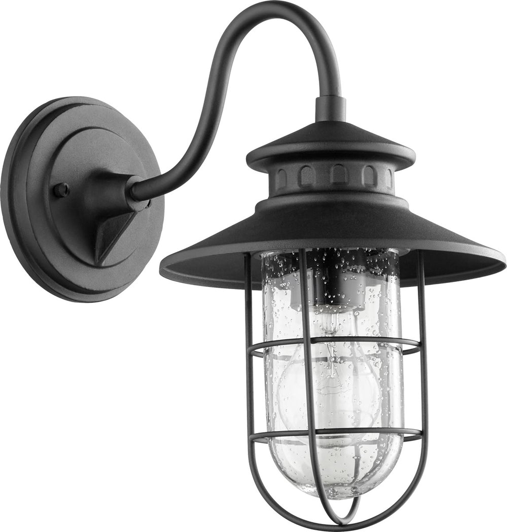 13"H Moriarty 1-light Outdoor Wall Lantern Noir