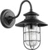 13"H Moriarty 1-light Outdoor Wall Lantern Noir
