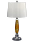 Autumn Lake 24% Lead Hand Cut Crystal Table Lamp