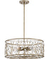 Meadow Lane 5-light Pendant Vintage Gold