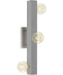 Mill Beam 3-Light Industrial Style Bath Vanity Wall Light Brushed Nickel
