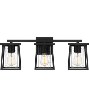Lodge Large 3-light Bath Light Matte Black