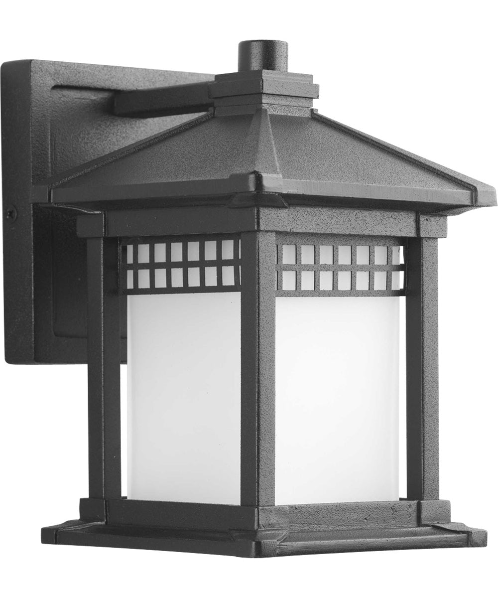 Merit 1-Light Wall Lantern Textured Black