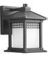 Merit 1-Light Wall Lantern Textured Black